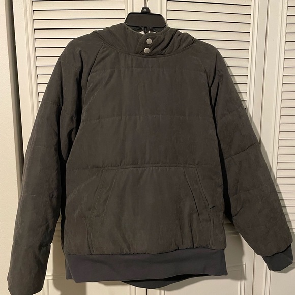 Aime Leon Dore double snap puffer hoodie - Picture 2 of 4